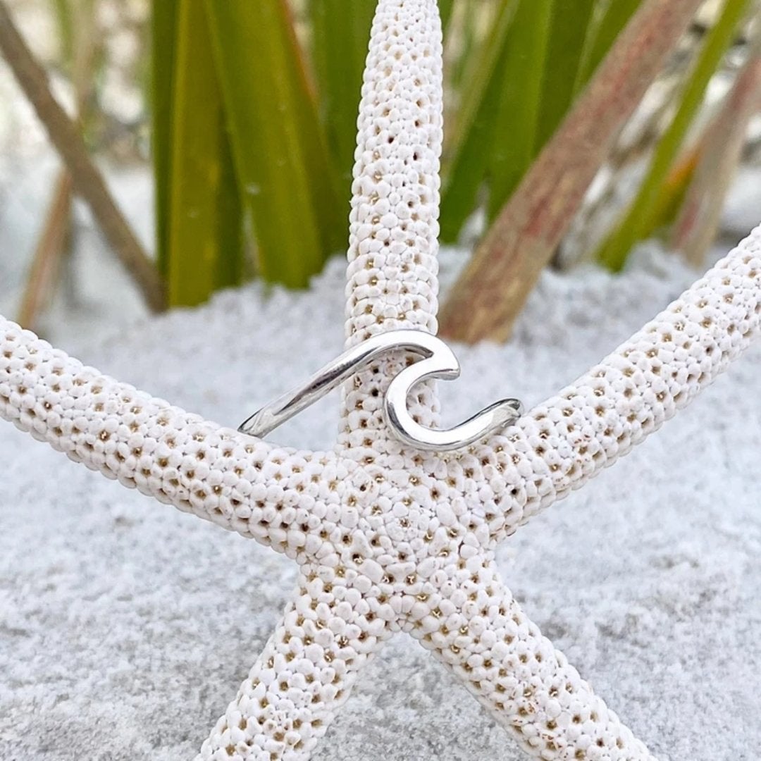Anillo de Plata Onda del Mar