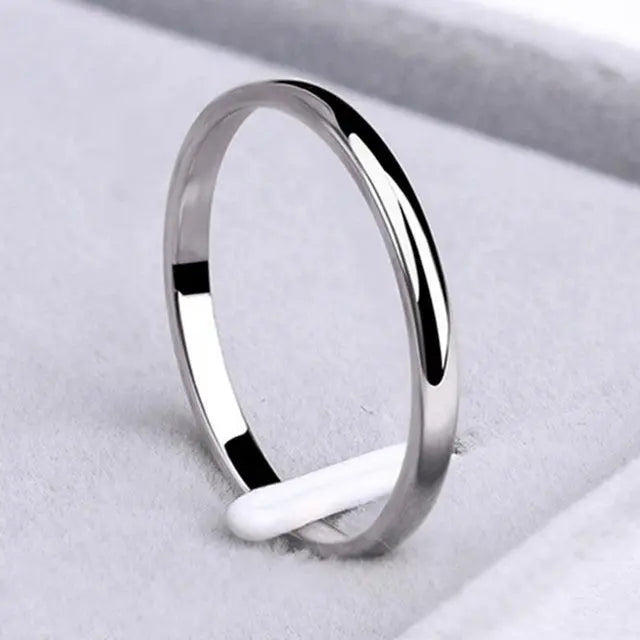 Anillo Simple en Dorado y Plateado