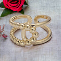 Anillo Vittoria Twist Doble Banda - Oro o Plata