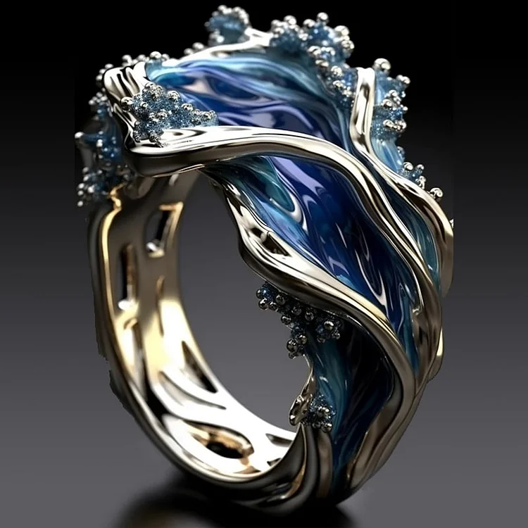 Vintage Zlani Ocean Ring