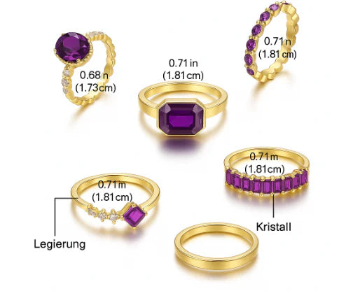 Amethyst prstan